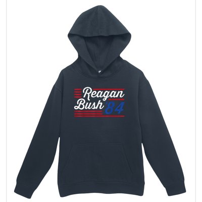 Reagan Bush 84 Conservative Republican Urban Pullover Hoodie