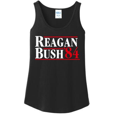 Reagan Bush 84 Shirt Presidential Campaign Ladies Essential Tank