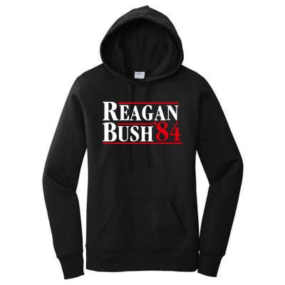 Reagan Bush 84 Shirt Presidential Campaign Women's Pullover Hoodie