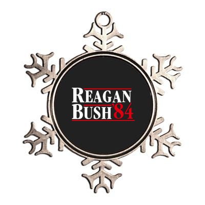 Reagan Bush 84 Shirt Presidential Campaign Metallic Star Ornament