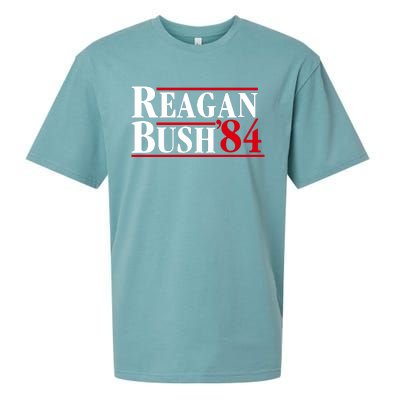 Reagan Bush 84 Shirt Presidential Campaign Sueded Cloud Jersey T-Shirt