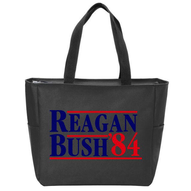 Reagan Bush 84 Shirt Presidential Campaign Zip Tote Bag