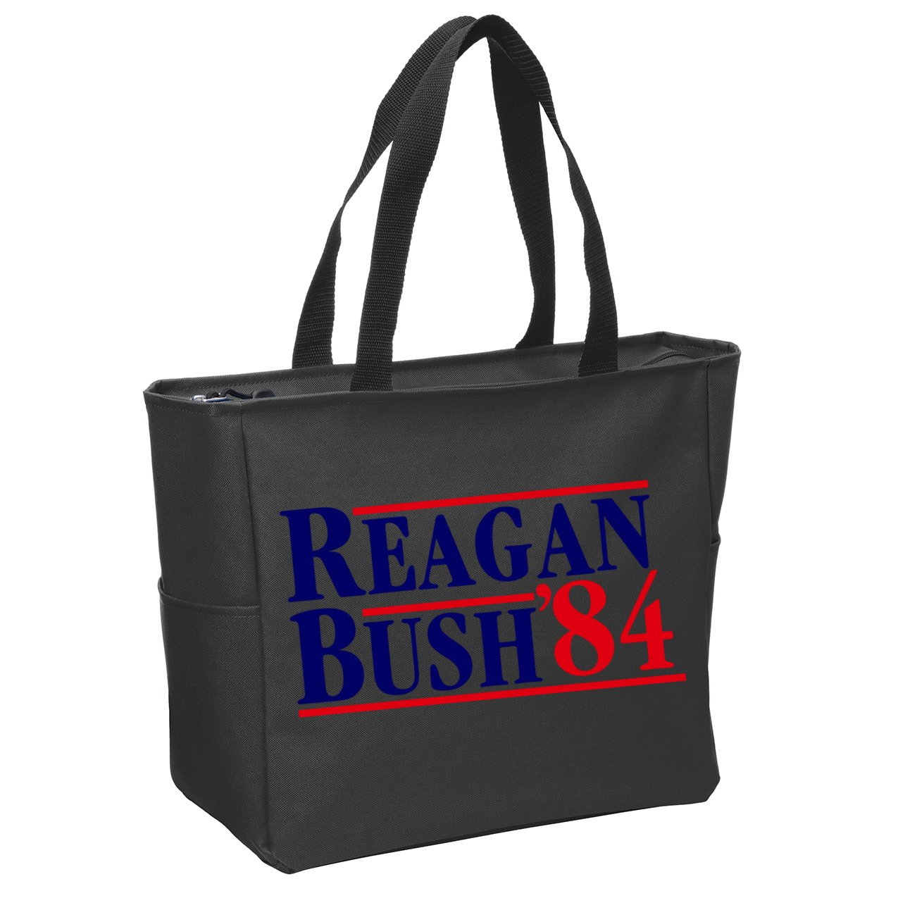 Reagan Bush 84 Shirt Presidential Campaign Zip Tote Bag