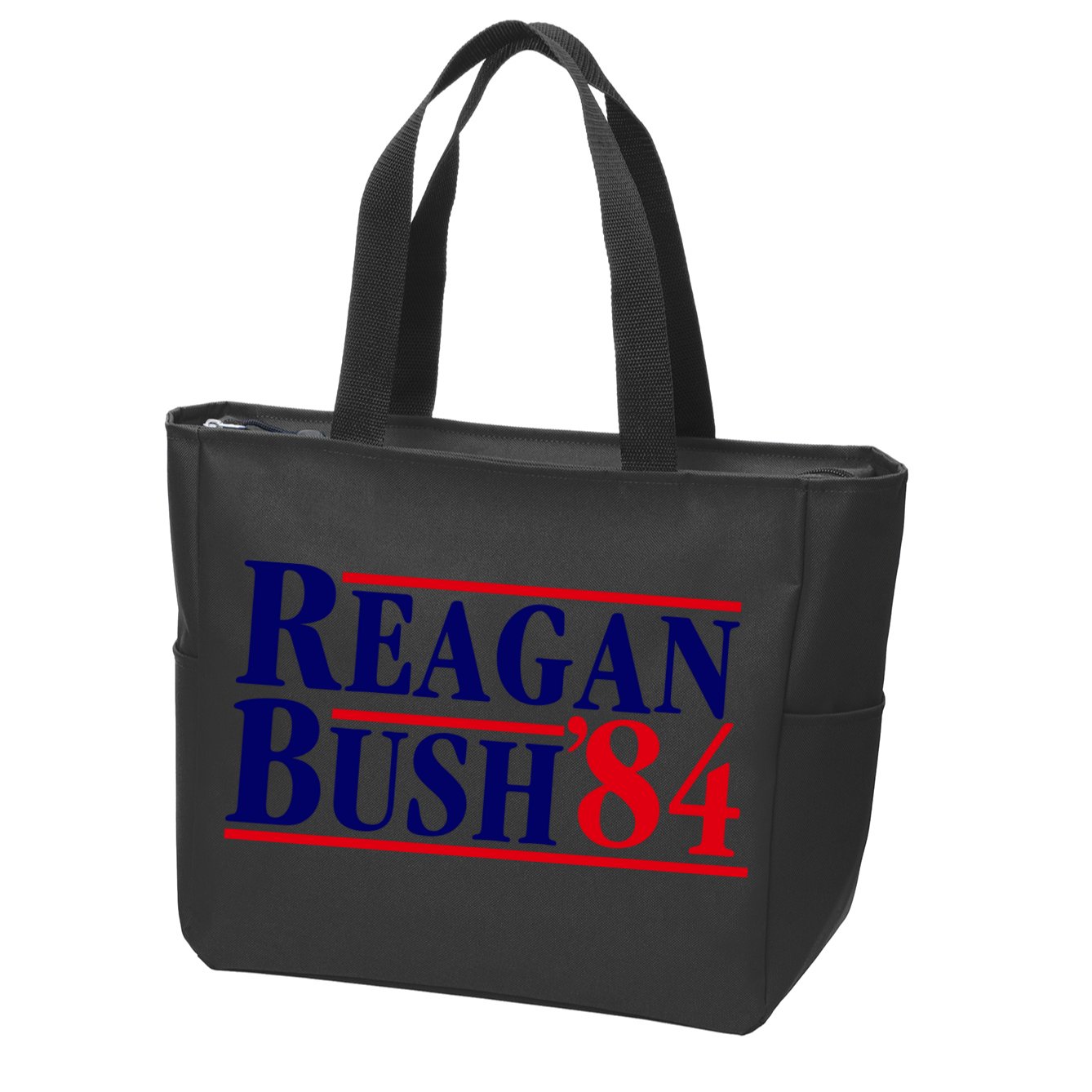 Reagan Bush 84 Shirt Presidential Campaign Zip Tote Bag