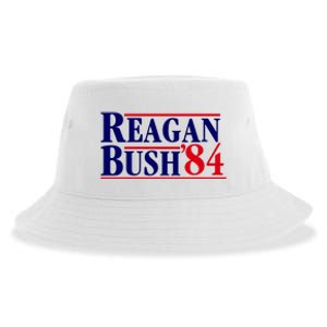 Reagan Bush 84 Shirt Presidential Campaign Sustainable Bucket Hat