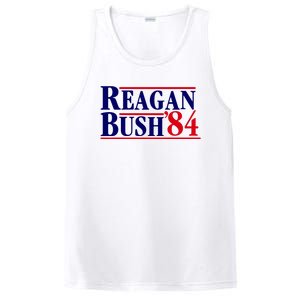 Reagan Bush 84 Shirt Presidential Campaign PosiCharge Competitor Tank