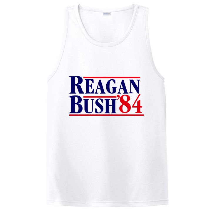 Reagan Bush 84 Shirt Presidential Campaign PosiCharge Competitor Tank