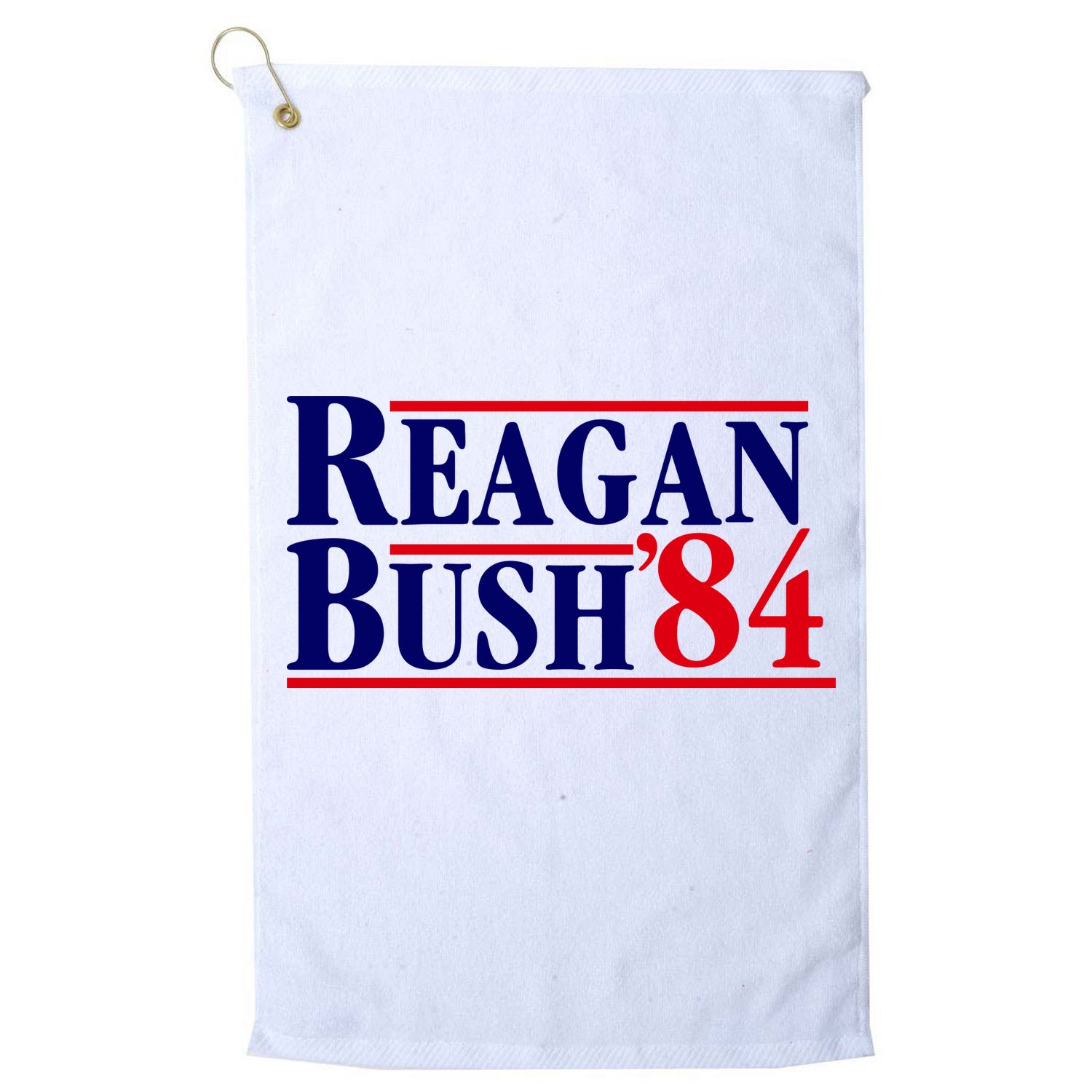 Reagan Bush 84 Shirt Presidential Campaign Golf Towel