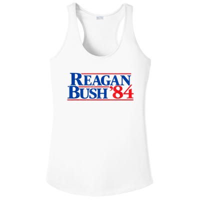 Reagan Bush '84 Vintage Republican Ladies PosiCharge Competitor Racerback Tank