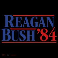 Reagan Bush 84 Drawstring Bag