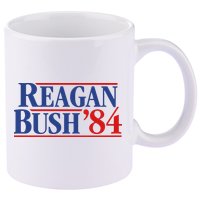 Reagan Bush 84 11oz C Handle Ceramic Mug