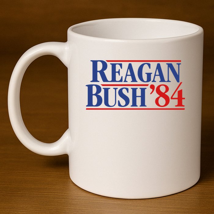 Reagan Bush 84 11oz C Handle Ceramic Mug