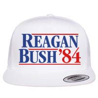 Reagan Bush 84 Flat Bill Trucker Hat