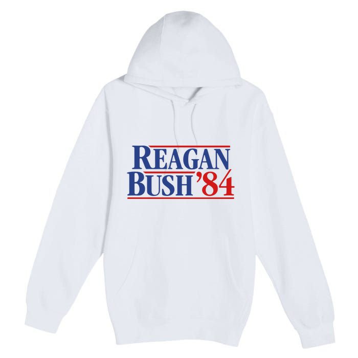 Reagan Bush 84 Premium Pullover Hoodie