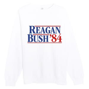 Reagan Bush 84 Premium Crewneck Sweatshirt