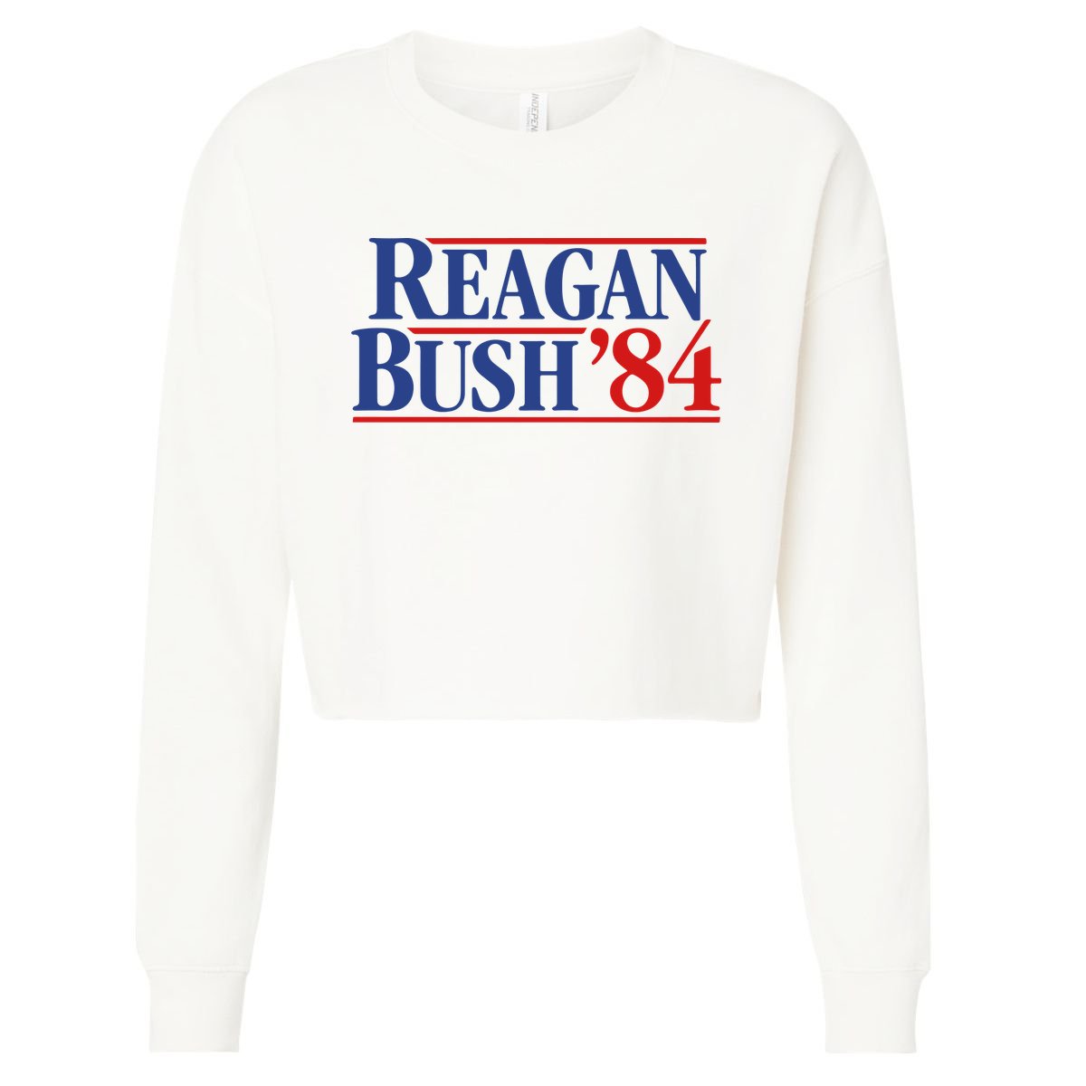 Reagan Bush 84 Cropped Pullover Crew