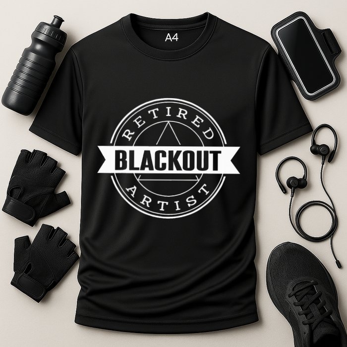 Retired Blackout Artist Funny Aa Sobriety Program Gift Performance Shirt