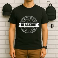 Retired Blackout Artist Funny Aa Sobriety Program Gift T-Shirt