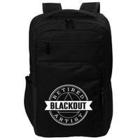 Retired Blackout Artist Funny Aa Sobriety Program Gift Impact Tech Backpack