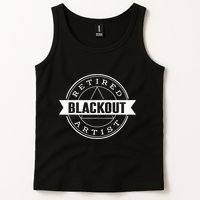 Retired Blackout Artist Funny Aa Sobriety Program Gift Tank Top