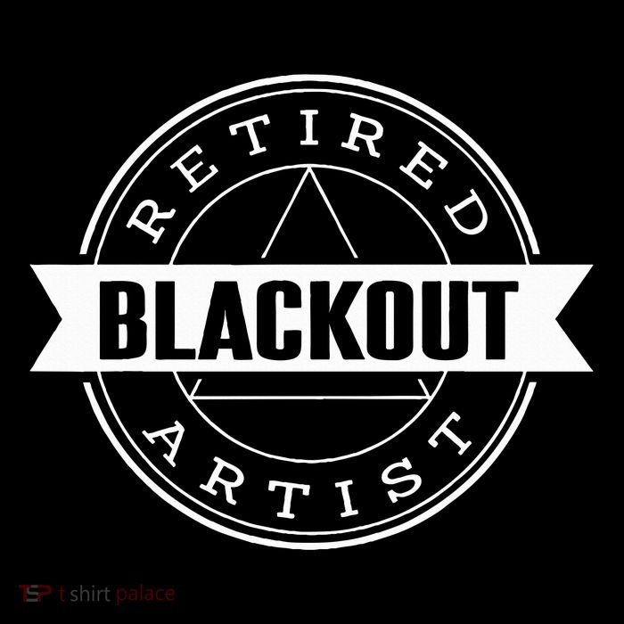 Retired Blackout Artist Funny Aa Sobriety Program Gift Tank Top