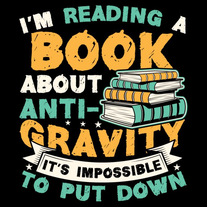 Reading Book About Anti Gravity Funny Science Physicist Gift 7-Panel Snapback Hat