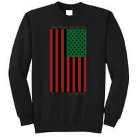 Red Black And Green Flag RBG American Flag Sweatshirt