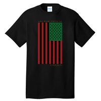 Red Black And Green Flag RBG American Flag Tall T-Shirt