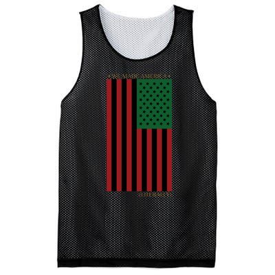 Red Black And Green Flag RBG American Flag Mesh Reversible Basketball Jersey Tank