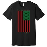 Red Black And Green Flag RBG American Flag Premium T-Shirt