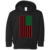 Red Black And Green Flag RBG American Flag Toddler Hoodie