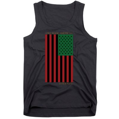 Red Black And Green Flag RBG American Flag Tank Top