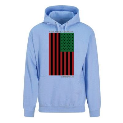 Red Black And Green Flag RBG American Flag Unisex Surf Hoodie