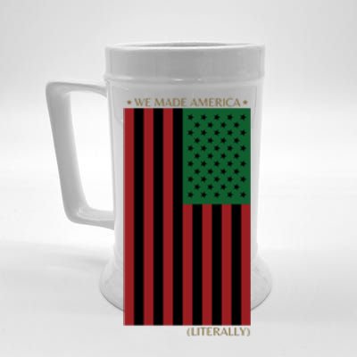 Red Black And Green Flag RBG American Flag Beer Stein