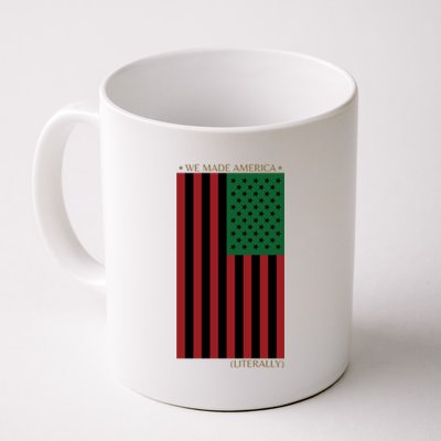 Red Black And Green Flag RBG American Flag Coffee Mug