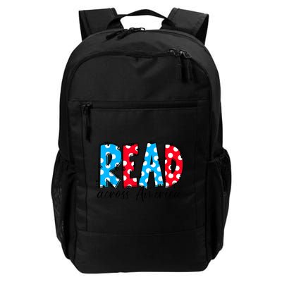 Read Books Across America Funny Bookworm Reader Book Lover Daily Commute Backpack