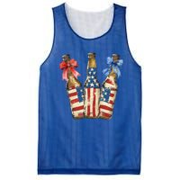 Retro Beer American Flag Usa 4th Of July Party Ing Funny Gift Mesh Reversible Basketball Jersey Tank