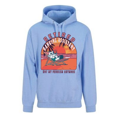 Retired Banking Assistant Funny Vintage Retiret Gift Unisex Surf Hoodie