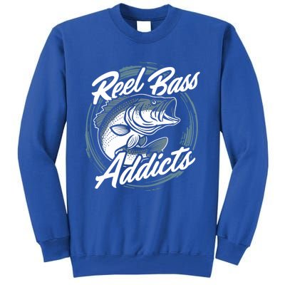 Reel Bass Addicts Bass Fishing Gift Tall Sweatshirt