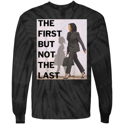 Ruby Bridges And Kamala Harris The First But Not The Last Tie-Dye Long Sleeve Shirt