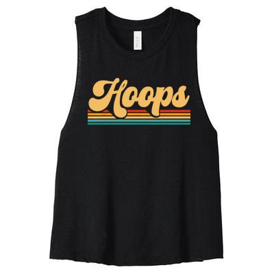 Retro Basketball Apparel Basketball Women's Racerback Cropped Tank