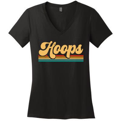 Retro Basketball Apparel Basketball Women's V-Neck T-Shirt