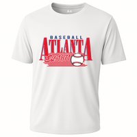 Retro Baseball Atlanta Est 1871 Cooling Performance Crew T-Shirt