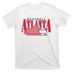 Retro Baseball Atlanta Est 1871 T-Shirt