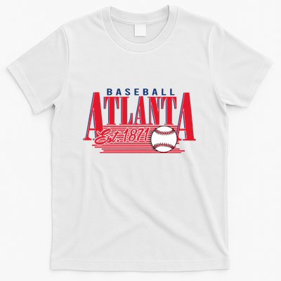 Retro Baseball Atlanta Est 1871 T-Shirt