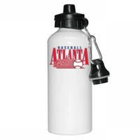 Retro Baseball Atlanta Est 1871 Aluminum Water Bottle