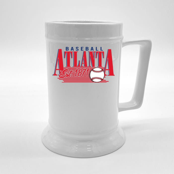 Retro Baseball Atlanta Est 1871 Beer Stein