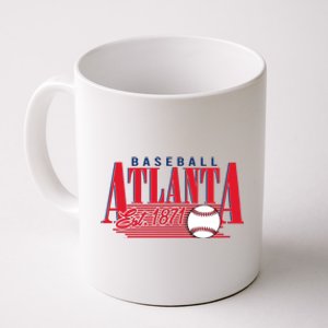 Retro Baseball Atlanta Est 1871 Coffee Mug