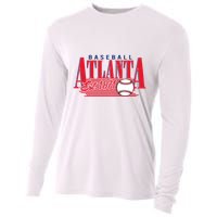 Retro Baseball Atlanta Est 1871 Cooling Performance Long Sleeve Crew