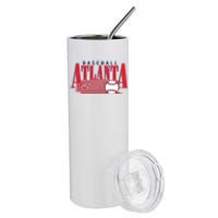 Retro Baseball Atlanta Est 1871 Stainless Steel Tumbler